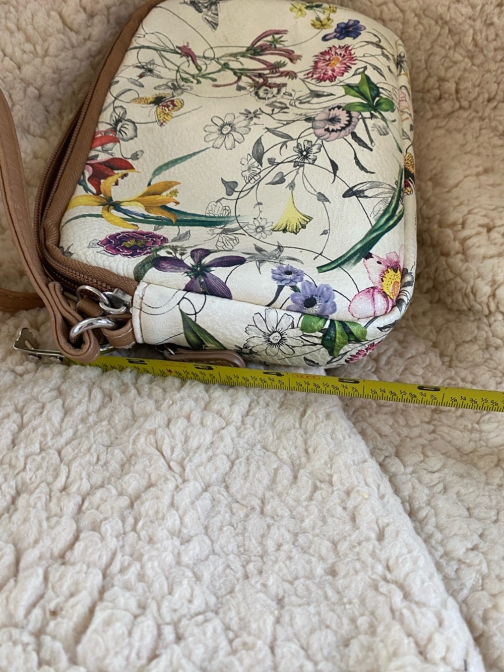 Multi Sac Floral White Crossbody Bag by MultiSac - Picture 7 of 11